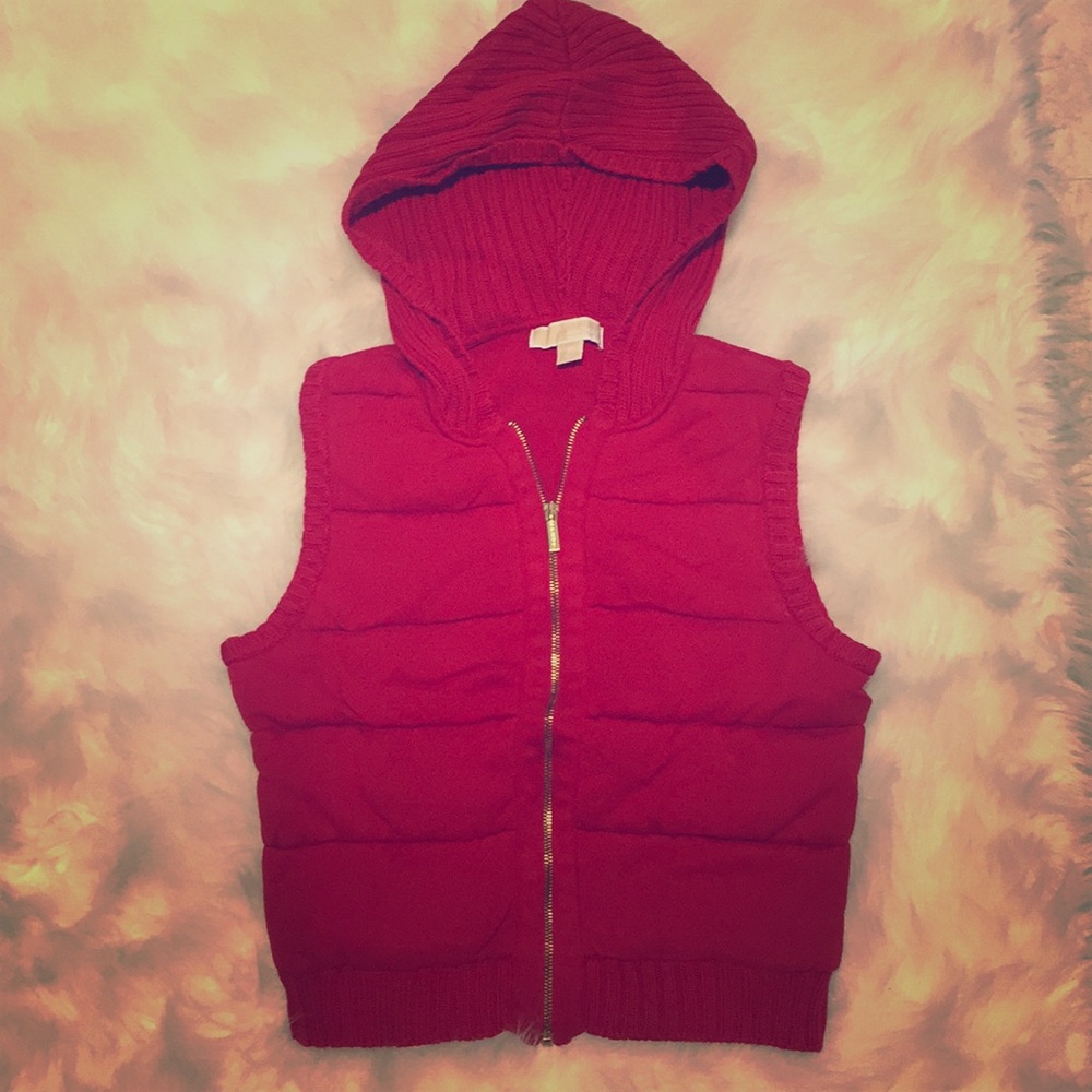 Michael Kors Red Sweater Vest Woman’s Medium